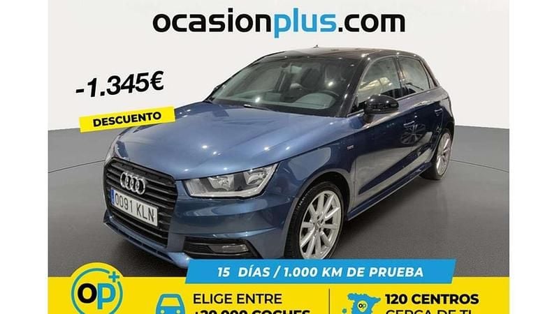 Usado Audi A1 Sportback S-Line 90 CV (66 kW) 2018 Azul Utilitario