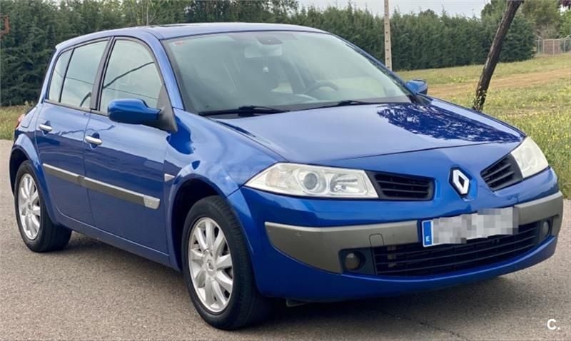 Usado Renault Mégane II Dynamique 86 CV (63 kW) 2006 Azul Utilitario