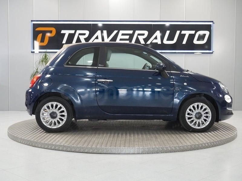 Usado Fiat 500C Dolcevita 70 CV (51 kW) 2022 Azul Descapotable