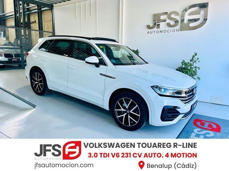 Blanco Usado 2020 VW Touareg R-line SUV | 44.900 € (Caro) - Imagen 1/4
