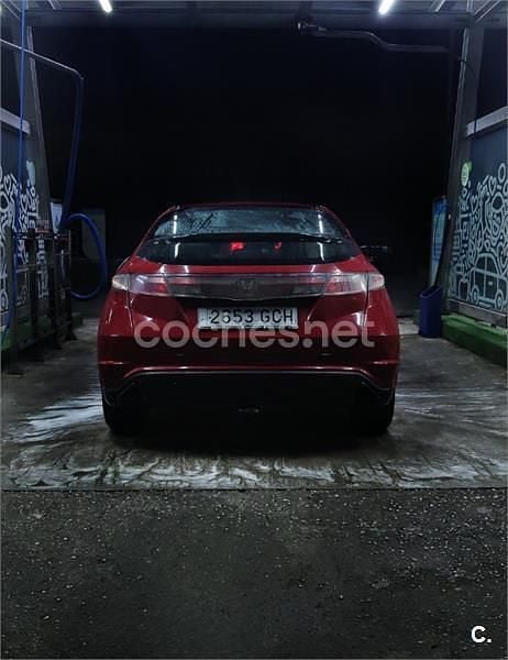 Rojo Usado 2008 Honda Civic Sport Berlina | 4000 € (Buen precio) - Imagen 1/4