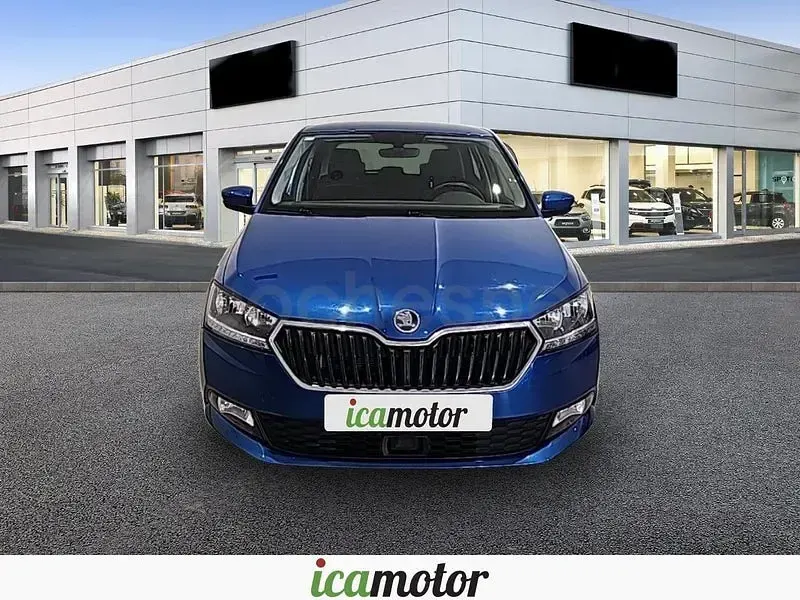Usado Skoda Fabia Ambition 80 CV (58 kW) 2021 Azul Utilitario