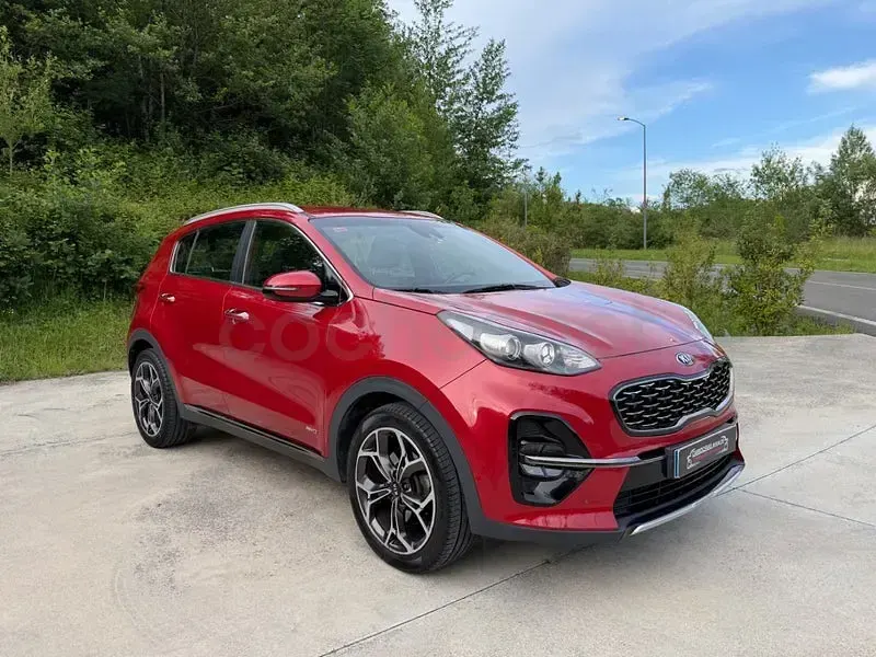 Usado Kia Sportage GT-Line 177 CV (130 kW) 2018 Granate SUV