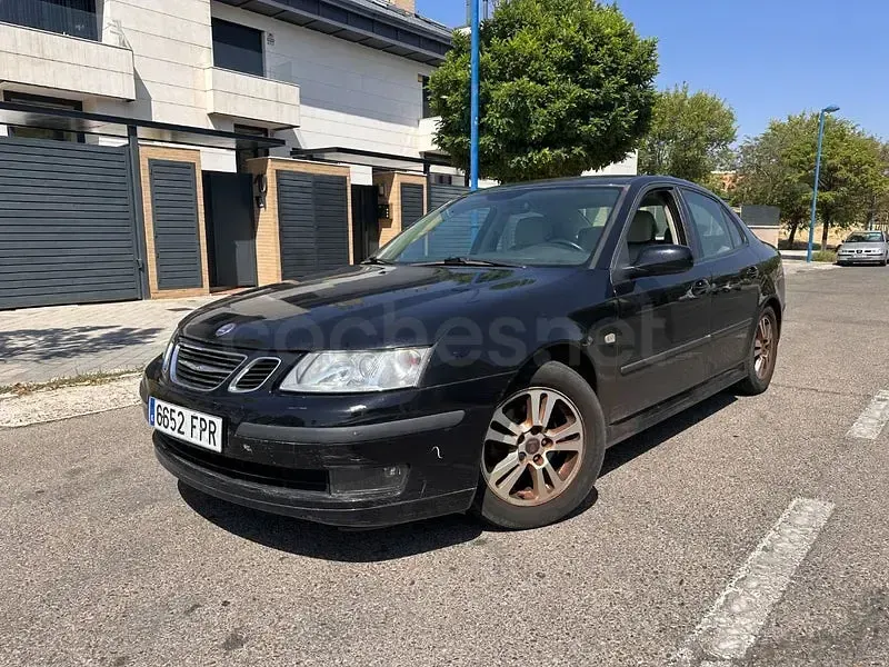 Usado Saab 9-3 Vector 150 CV (110 kW) 2007 Negro Berlina