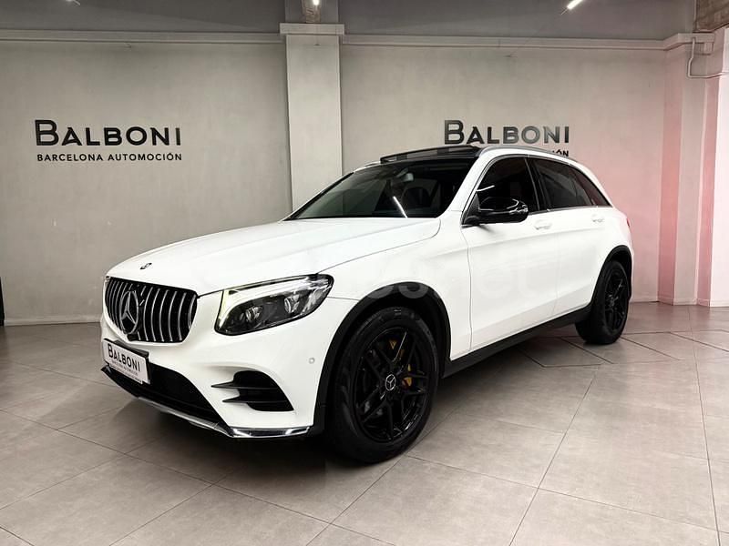Usado Mercedes GLC250 AMG line 204 CV (150 kW) 2016 Blanco SUV