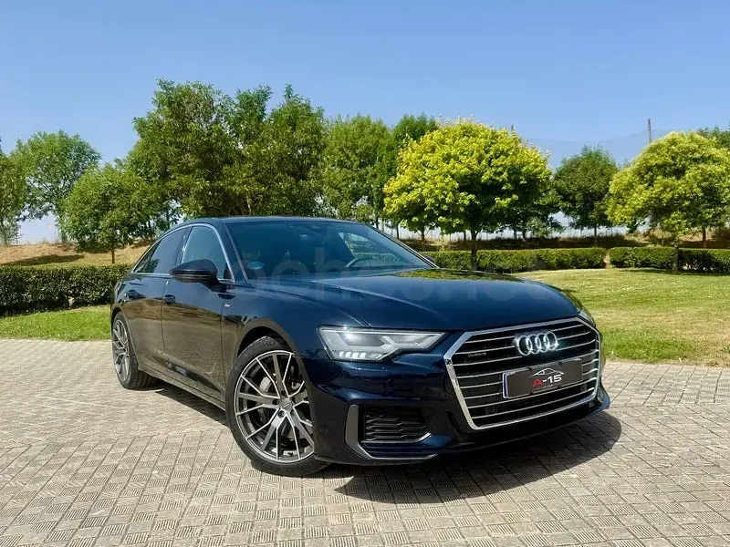 Usado Audi A6 S-Line 299 CV (219 kW) 2023 Azul Berlina
