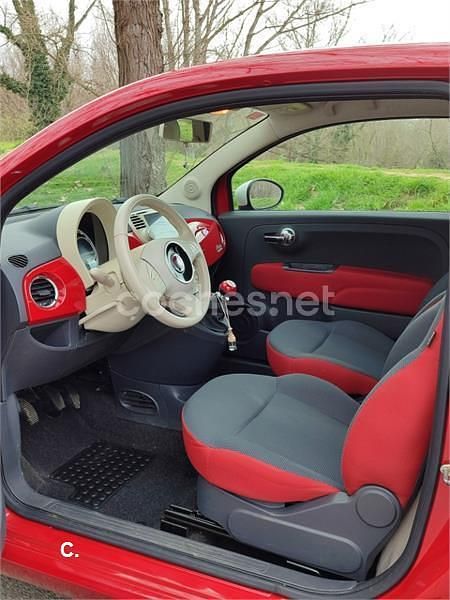 Usado Fiat 500 69 CV (50 kW) 2014 Rojo Berlina