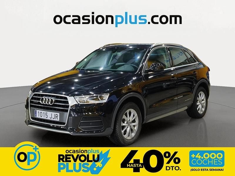 Usado Audi Q3 Design 150 CV (110 kW) 2015 Negro SUV