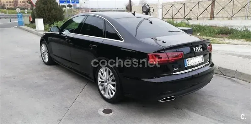 Usado Audi A6 190 CV (139 kW) 2016 Negro Berlina