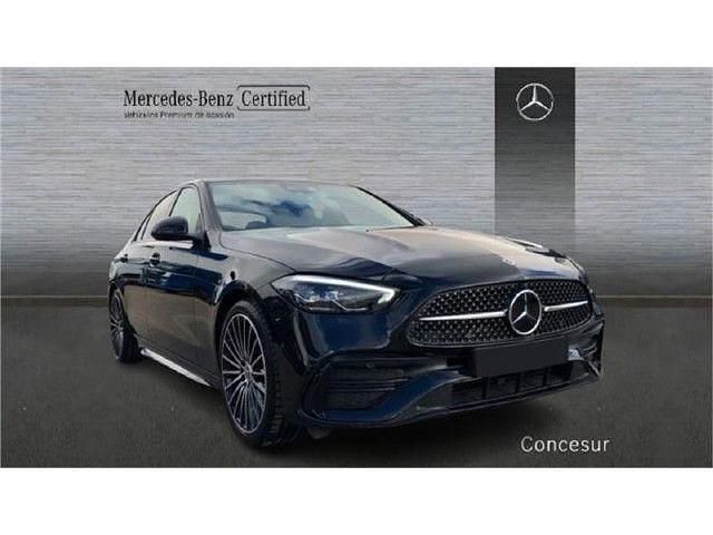 Usado Mercedes C220 AMG line 200 CV (147 kW) 2024 Negro obsidiana Berlina