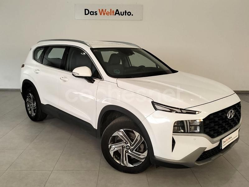 Blanco Usado 2021 Hyundai Santa Fe SUV | 26.700 € (Buen precio) - Imagen 1/4