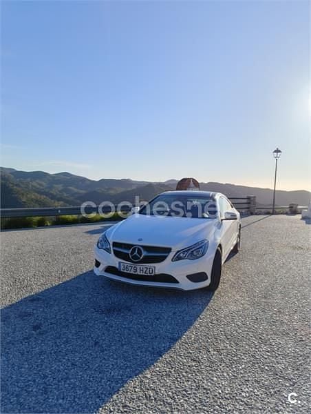 Usado Mercedes E220 170 CV (125 kW) 2014 Blanco Coupe