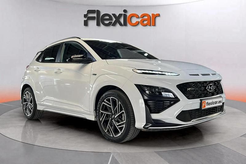 Blanco Usado 2023 Hyundai Kona N Line SUV | 23.690 € (Un poco caro) - Imagen 1/4