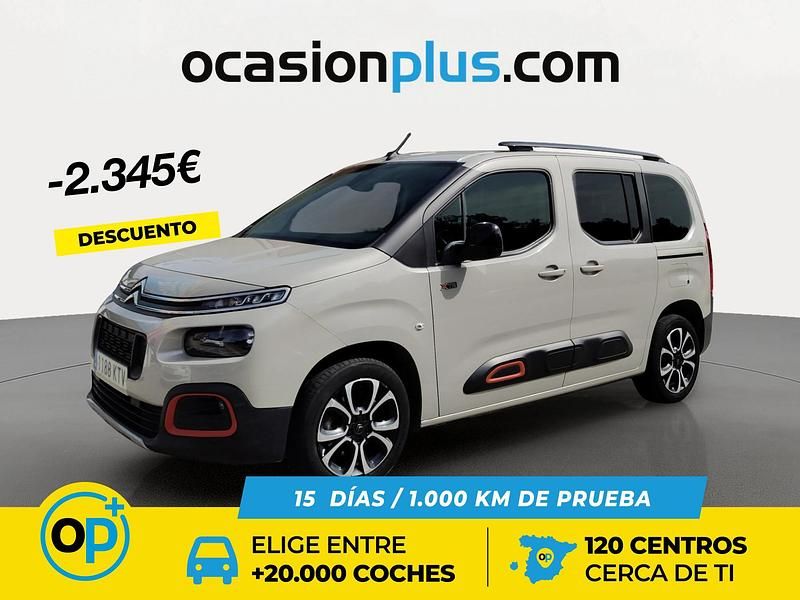 Beige Usado 2019 Citroën Berlingo Shine Monovolumen | 20.300 € (Precio justo) - Imagen 1/4