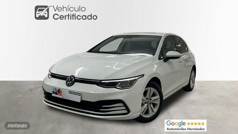 Usado VW Golf VIII Life 110 CV (80 kW) 2021 Blanco Berlina
