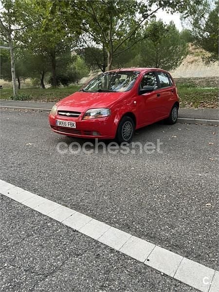 Rojo Usado 2007 Chevrolet Kalos SE Berlina | 2400 € (Precio justo) - Imagen 1/4