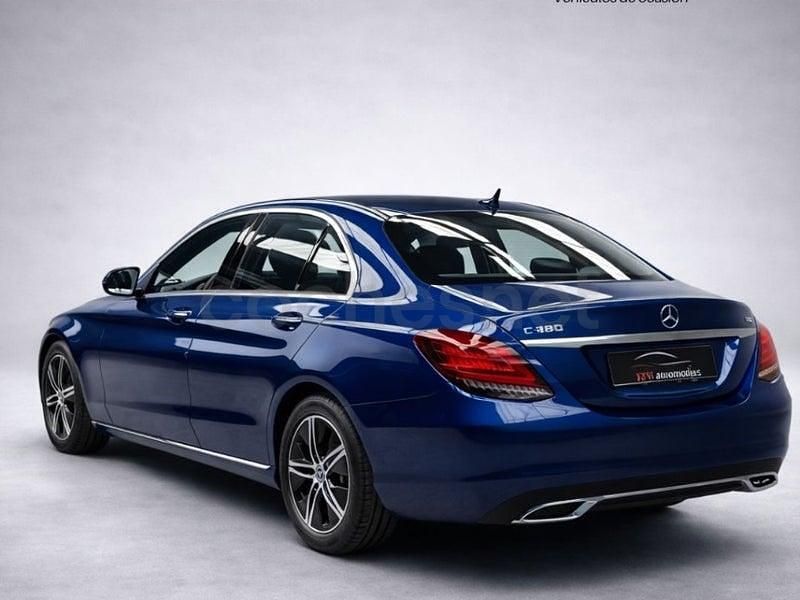 Usado Mercedes C180 156 CV (114 kW) 2020 Azul Berlina