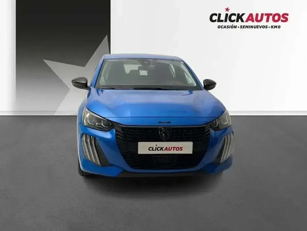 Usado Peugeot 208 Active 101 CV (74 kW) 2024 Azul Utilitario