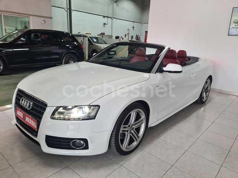 Blanco Usado 2010 Audi A5 Cabriolet S-Line Descapotable | 12.999 € (Buen precio) - Imagen 1/4