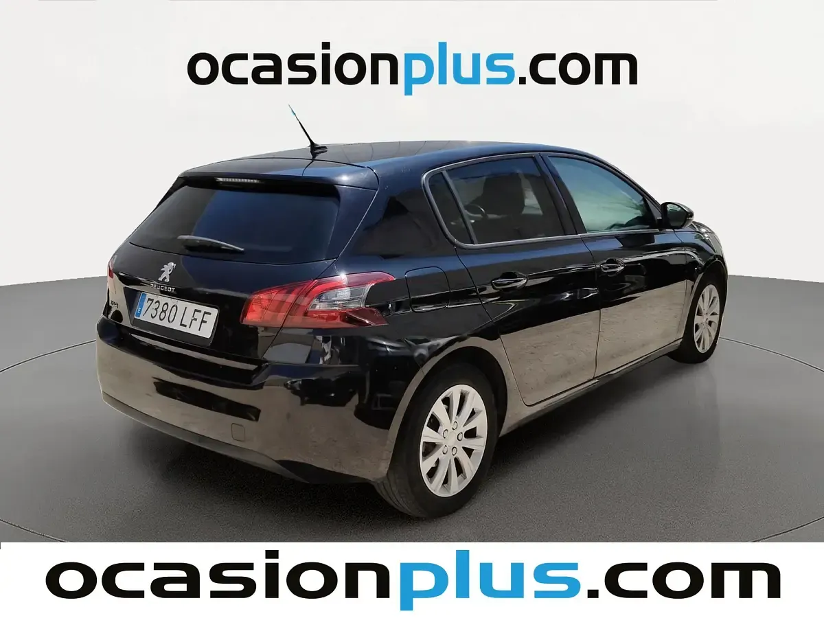 Usado Peugeot 308 Style 110 CV (80 kW) 2020 Negro Utilitario