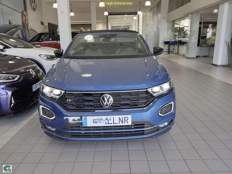 Usado VW T-Roc Cabriolet R-line 150 CV (110 kW) 2021 Azul Descapotable