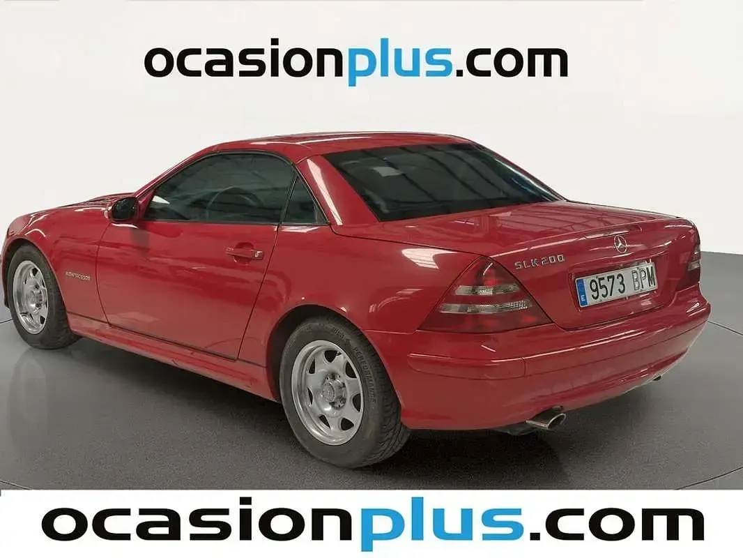 Usado Mercedes SLK200 163 CV (119 kW) 2001 Rojo Descapotable