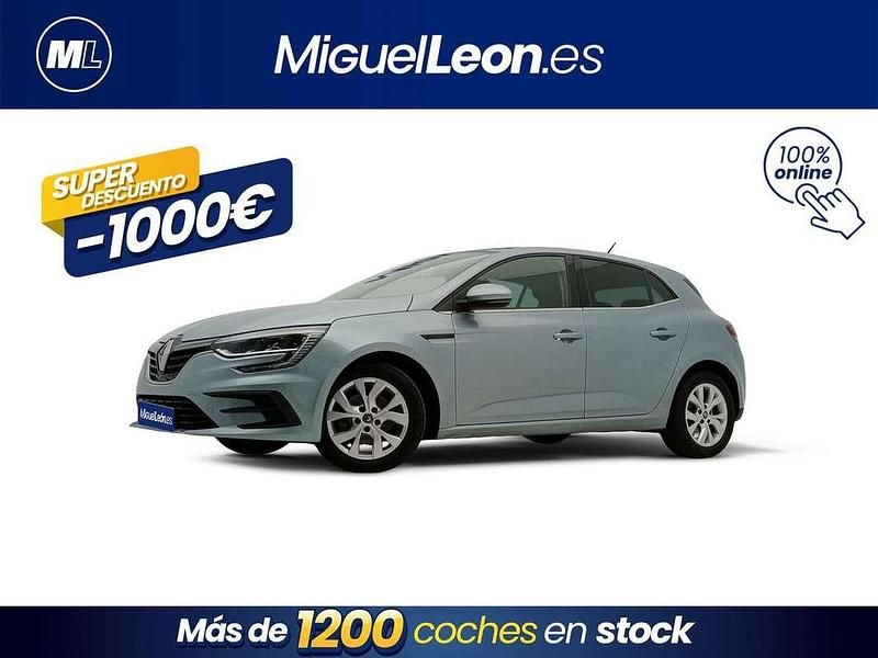 Gris Usado 2021 Renault Mégane IV Intens Berlina | 12.985 € (Super precio) - Imagen 1/3