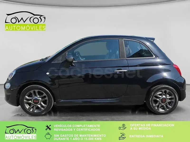 Usado Fiat 500 Sport 70 CV (51 kW) 2021 Negro Berlina