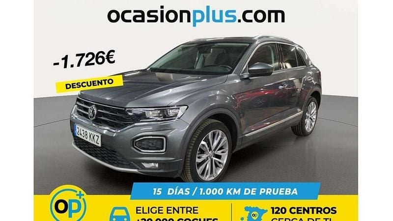 Gris Usado 2018 VW T-Roc Sport SUV | 17.264 € (Buen precio) - Imagen 1/4