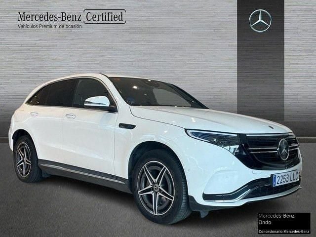 Usado Mercedes EQC400 AMG line 300 kW (408 CV) 2020 Blanco SUV