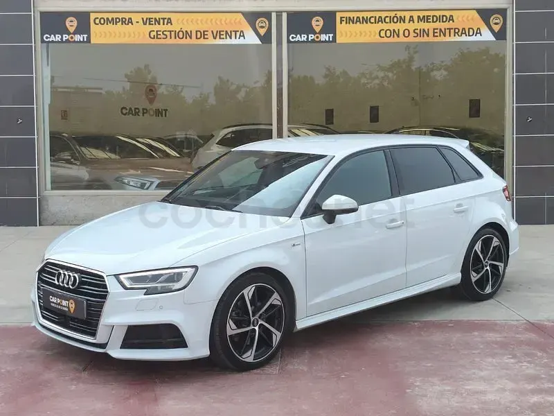 Usado Audi A3 S-Line 150 CV (110 kW) 2020 Blanco Berlina
