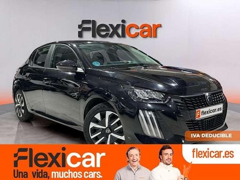 Usado Peugeot 208 Active 102 CV (75 kW) 2024 Negro Utilitario