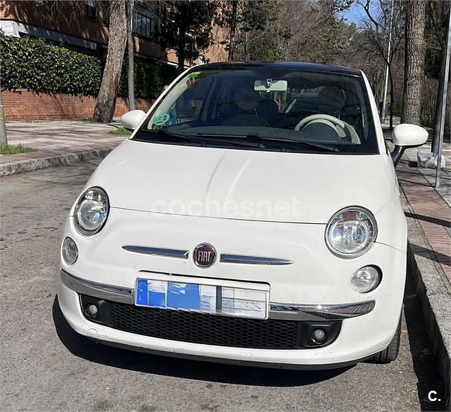 Usado Fiat 500 Lounge 69 CV (50 kW) 2013 Blanco Berlina