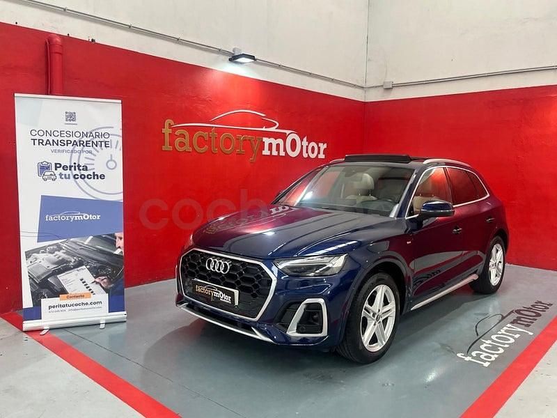 Usado Audi Q5 S-Line 163 CV (119 kW) 2021 Azul SUV
