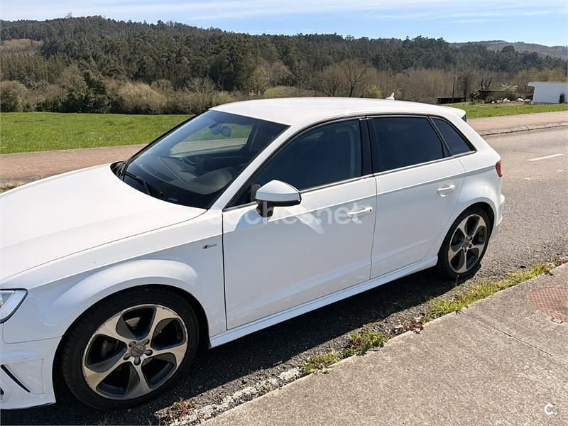Usado Audi A3 S-Line 150 CV (110 kW) 2015 Blanco Berlina