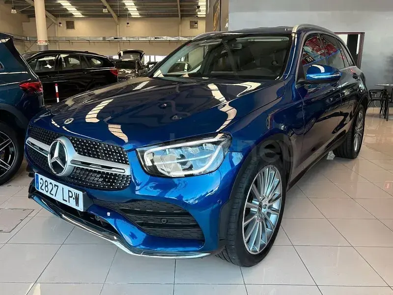 Usado Mercedes GLC200 163 CV (119 kW) 2021 Azul SUV