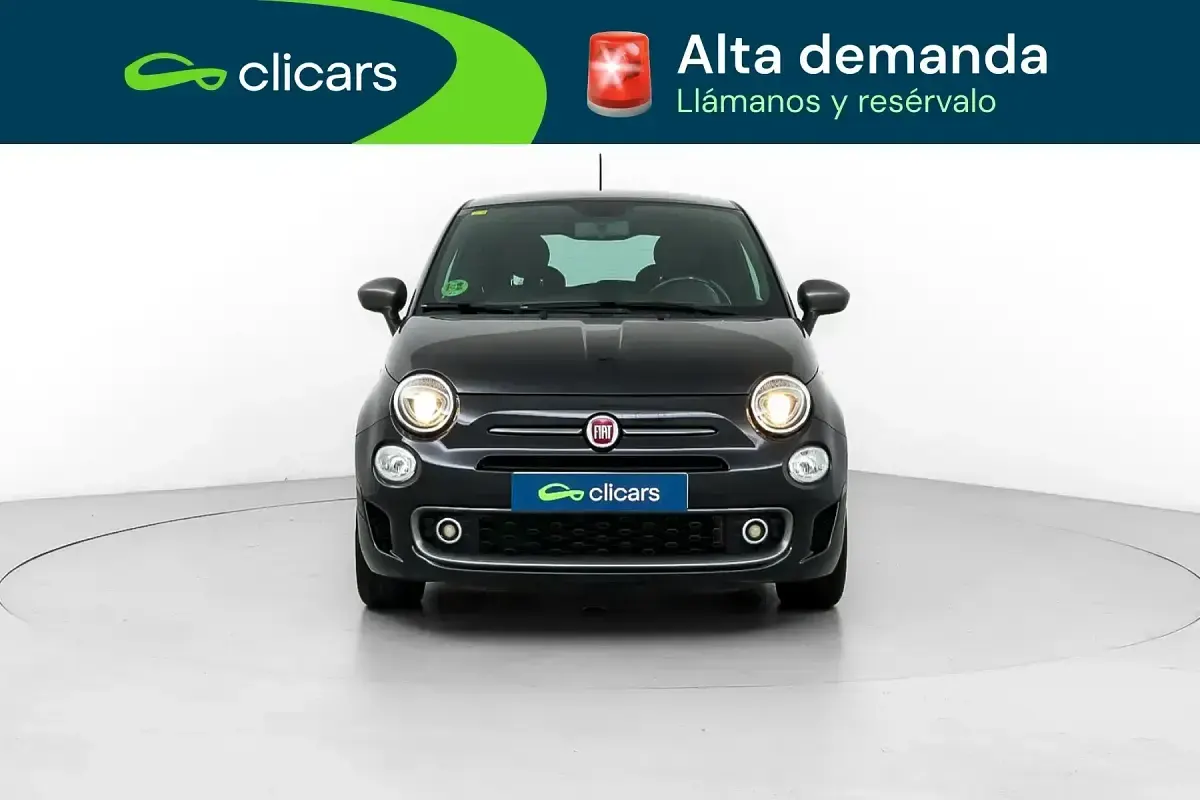 Usado Fiat 500 S 69 CV (50 kW) 2018 Negro Utilitario