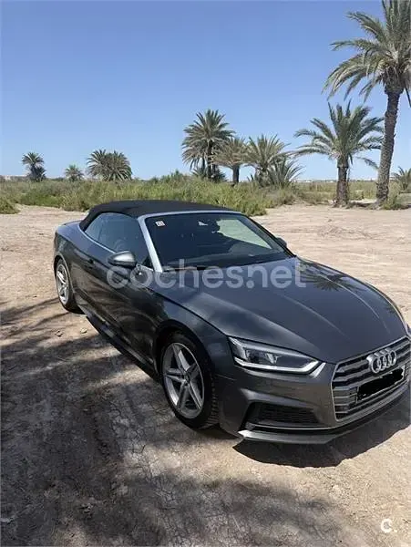 Usado Audi A5 Cabriolet 190 CV (139 kW) 2018 Gris / plata Descapotable