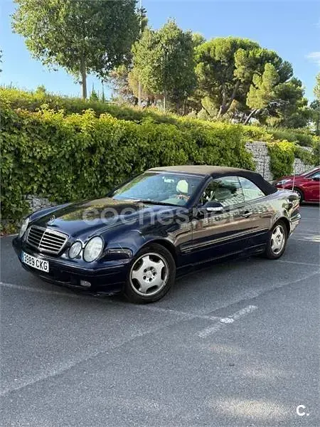 Usado Mercedes CLK200 Elegance 163 CV (119 kW) 2003 Azul Descapotable