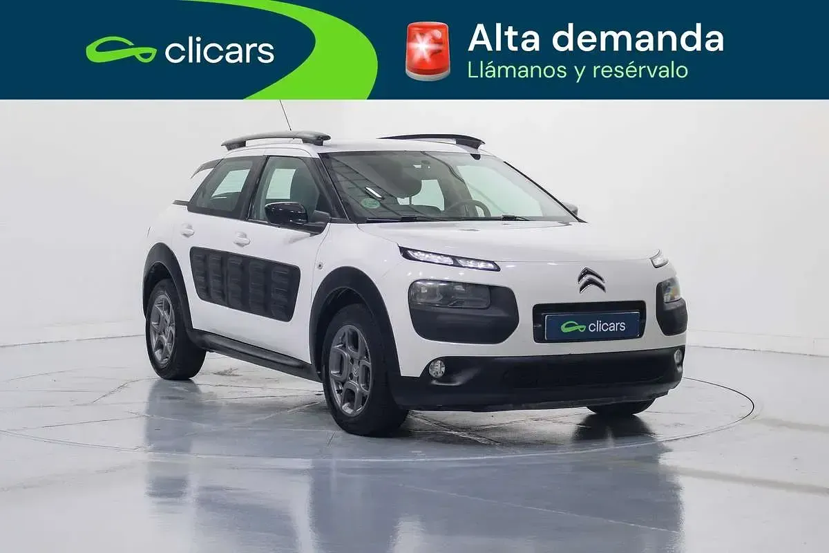 Usado Citroën C4 Cactus Feel 82 CV (60 kW) 2015 Blanco Utilitario