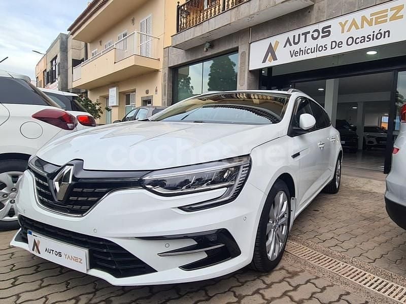 Blanco Usado 2021 Renault Mégane IV Intens Familiar | 14.990 € (Precio justo) - Imagen 1/4