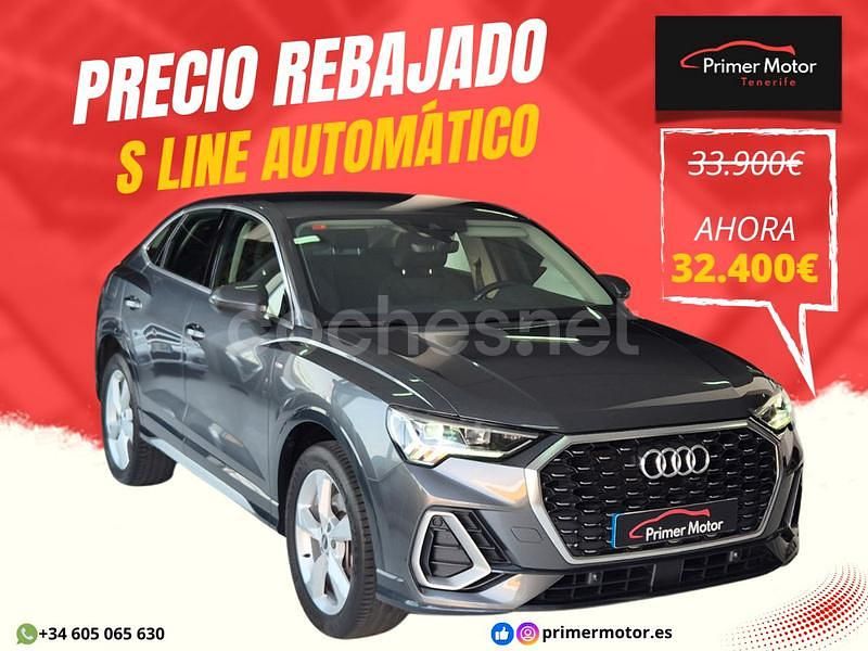 Gris / plata Usado 2021 Audi Q3 Sportback S-Line SUV | 32.400 € (Buen precio) - Imagen 1/4