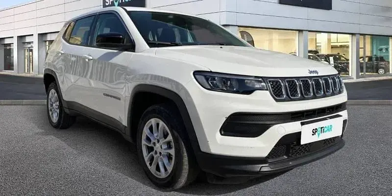 Usado Jeep Compass Longitude 131 CV (96 kW) 2022 Blanco SUV