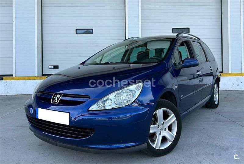 Azul Usado 2004 Peugeot 307 Familiar | 2500 € (Precio justo) - Imagen 1/4