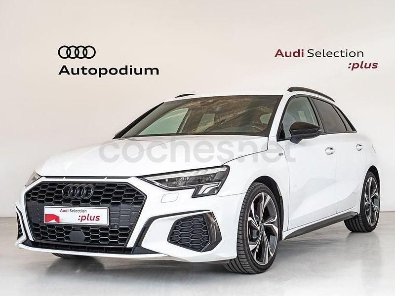 Usado Audi A3 S-Line 150 CV (110 kW) 2022 Blanco Berlina