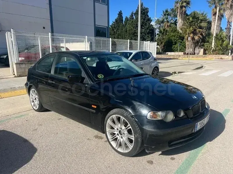 Usado BMW 316 Compact 115 CV (84 kW) 2002 Negro Utilitario