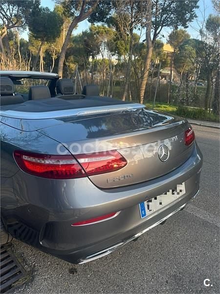 Usado Mercedes E220 170 CV (125 kW) 2018 Gris / plata Descapotable