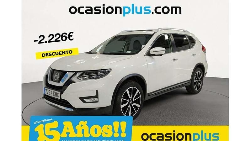 Blanco Usado 2018 Nissan X-Trail Tekna SUV | 22.264 € (Un poco caro) - Imagen 1/4