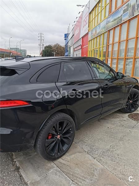 Usado Jaguar F-Pace S 300 CV (220 kW) 2016 Negro SUV