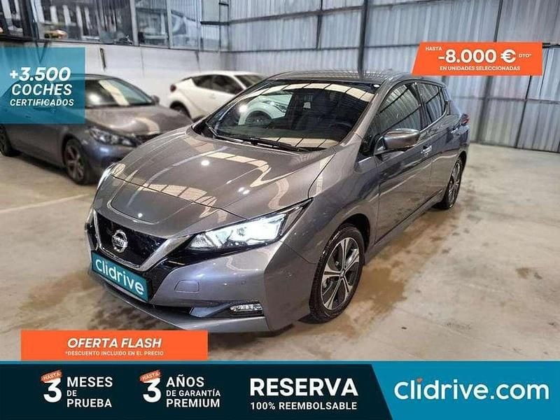 Usado Nissan Leaf Tekna 160 kW (218 CV) 2021 Gris Utilitario